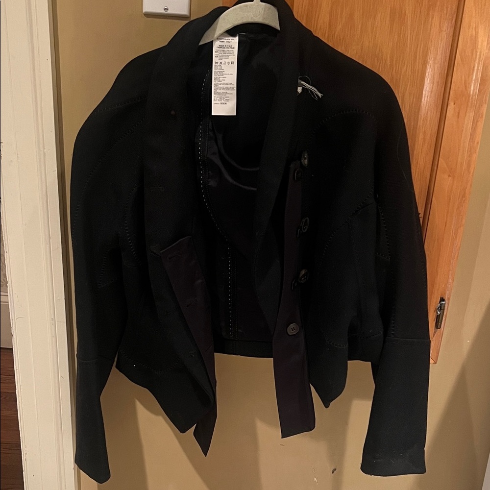 Funky Italian Black Women's Jacket - Picture 3 of 4